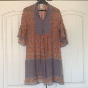 Anna Sui vintage 90s tunic top/ dress